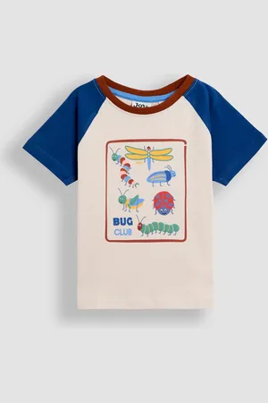 JoJo Maman Bébé Stone Bug Printed 100% Cotton T-Shirt 2