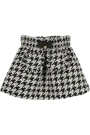 Angels Face Cracker Houndstooth Jacquard Skirt 2