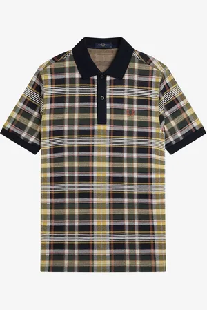 Fred Perry Tartan Polo Shirt XXL
