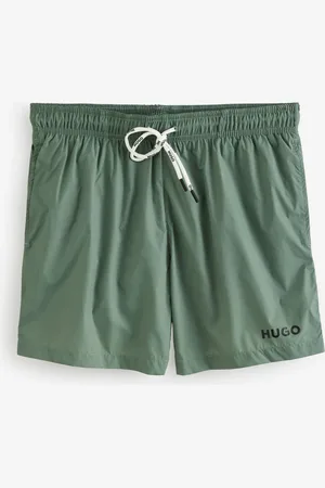 HUGO BOSS Logo Print Fully Lined Swim Shorts L