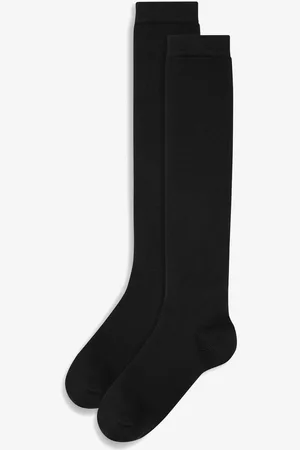 Next Black Modal Blend Knee High Socks 2 Pack One