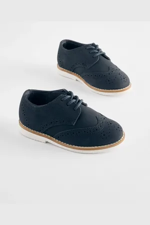 Next Standard Fit (F) Smart Leather Brogue Shoes AU 5 (EU 21.5)