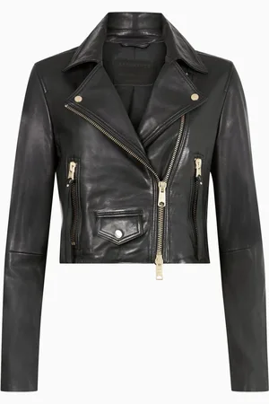 AllSaints AllSaints Black Biker Jacket AU 14