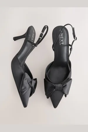 Next Forever Comfort Point Toe Bow Slingback Heels AU 5 (EU 35.5)