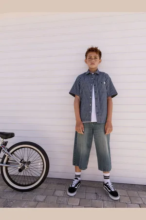 Next Extra Long Jort 100% Cotton Denim Shorts (3-16yrs) 166168cm