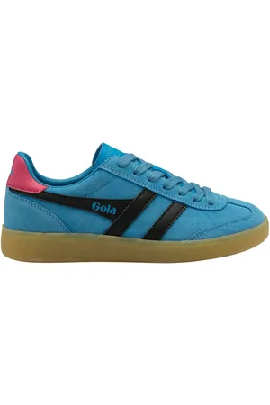Gola Blue Ladies Viper Suede Lace-Up Trainers AU 6 (EU 37)