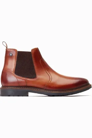 Base London Bloom Pull On Chelsea Black Boots AU 12 (EU 46)
