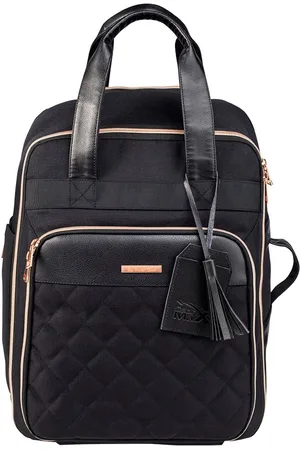 Cabin Max Black Travel Hack 30L Hybrid Trolley 45cm Backpack One
