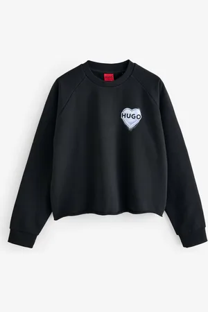 HUGO BOSS Black Dapo Crew Neck Cotton Relaxed Fit Sweatshirt XL