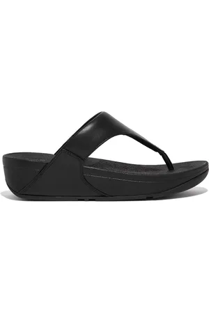 FitFlop Lulu Leather Toe Post Sandals AU 10 (EU 42)
