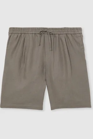 Reiss Barges Linen Drawstring Shorts 36r