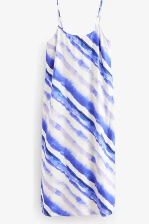 Next Midi Slip Summer Dress AU 18 Petite