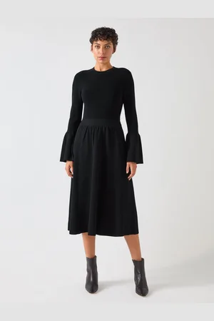 LK Bennett Tabatha Sculptured Milano Knitted Dress L