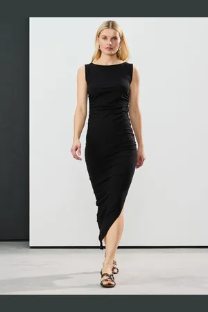Next Side Seam Ruched Detail Maxi Length Sleeveless Dress L