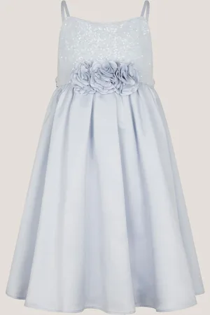 Monsoon Orelia Strappy Sequin Satin Dress 7 Years (122cm)