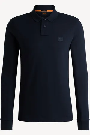 HUGO BOSS Slim Fit Logo Patch Pique Polo Shirt S