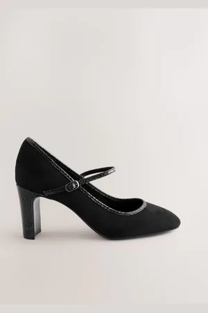 Next Standard Fit Forever Comfort Round Toe Mary Jane Block Court Shoes AU 8 (EU 39)