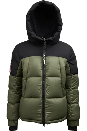 Jack1t Luna Down Hooded Puffer Black Jacket M