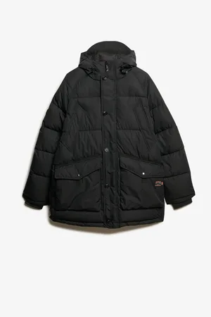 Superdry Noir Expedition Puffer Parka M