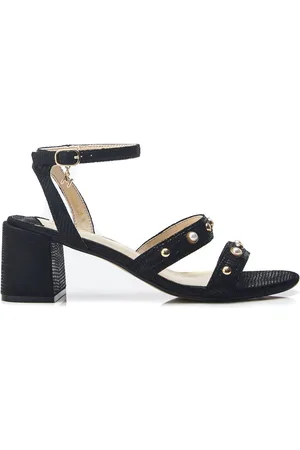 Moda In Pelle Morrila Two Part Pearl Detail Block Sandals eu355uk3