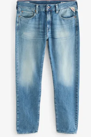 Replay Medium Blue Slim Fit Neaal Regular 100% Cotton Jeans W32 L34