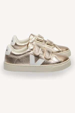 Veja Small Gold Espadrilles AU 7.5 (EU 24)