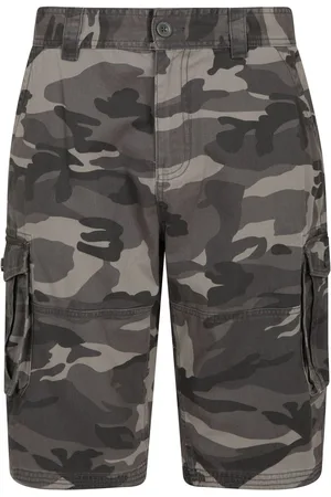 Mountain Warehouse Mens Camo 100% Cotton Lightweight Cargo Shorts 30