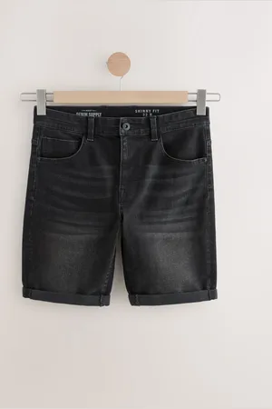Next Skinny Fit Stretch Denim Shorts 28W x 31L (UK 28 R)