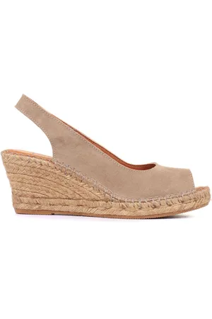 JONES BOOTMAKER Ladies Natural Rosanna Slingback Wedges AU 9 (EU 40)