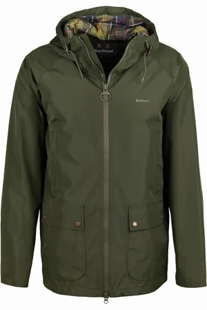 Barbour Green Domus Waterproof Hooded Jacket XXL