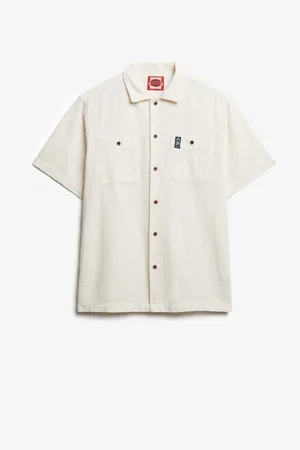 Superdry Merchant Short Sleeve Textured Shirt XL