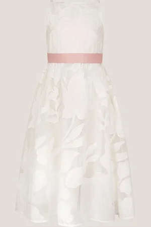 Monsoon Floral Embroidered Maxi Party Dress 140146cm