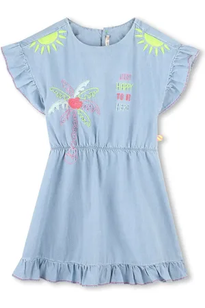 Billieblush Denim Skater Dress With Embroidery Detail 8 Years (128 cm)