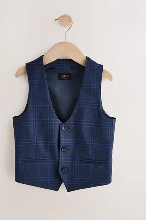 Next Denim Dark Blue Stand Alone Waistcoat (12mths-16yrs) 12 Years (152cm)