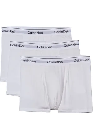 Calvin Klein White 3 Pack Boxers Trunks