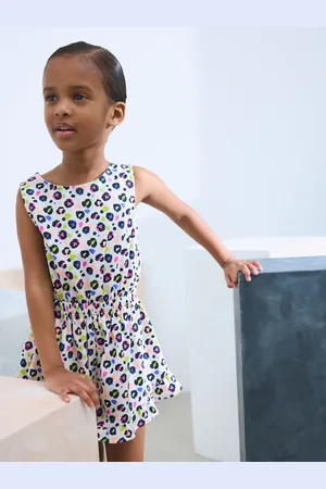 Next Bright Leopard Print Bow Detail Playsuit (3-16yrs) 8 Years (128 cm)