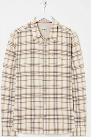 Fat Face FatFace Long Sleeve Trent Check Shirt 4XL Reg