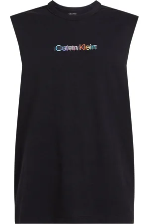 Calvin Klein Black 100% Cotton Pride Lounge Tank Top M