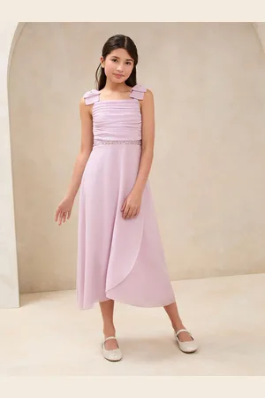 Lipsy London Bow Shoulder Maxi Occasion Dress (10-16yrs) 12 Years (152cm)