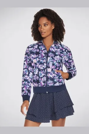 Skechers Blue Misty Floral Reversible Jacket XL
