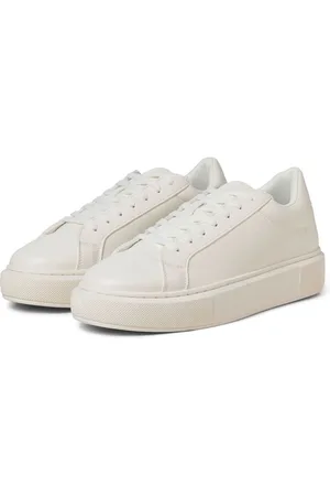 JACK & JONES White Chunky Sole PU Trainers AU 11 (EU 45)