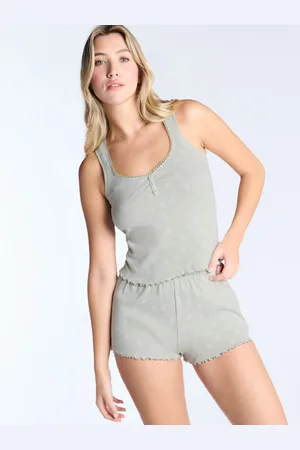 Boux Avenue Pink Pointelle Strawberry Vest Pyjamas Set AU 12