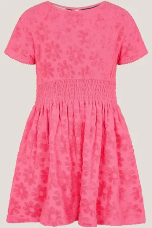 Monsoon Floral Print Terry 100% Cotton Dress 12
