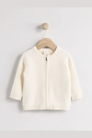 Next White Knitted Baby Cardigan 3