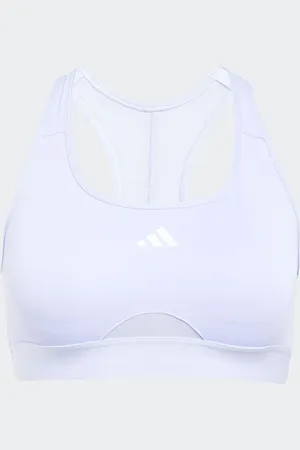 adidas Purple Powerreact Training Bra XL Reg