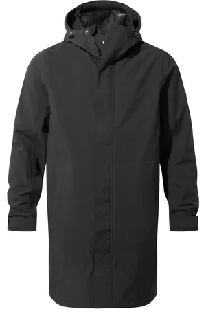 Tog 24 Black Glenton Long Hooded Waterproof Coat XXL