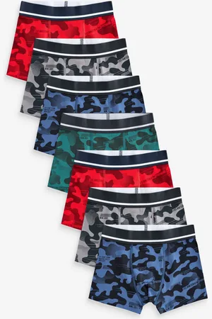 Next Red Blue Camoflague Trunks 7 Pack (3-16yrs) 13
