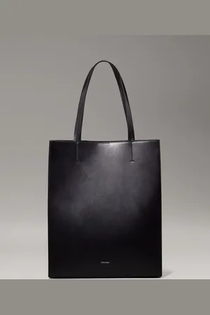 Calvin Klein Black Leather Mini Tote Bag One