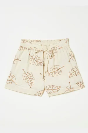 Fat Face Leaf Embroidered Short AU 14