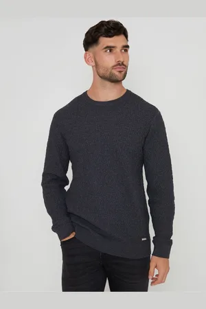Threadbare Grey Mini Cable Knit Crew Neck Jumper XL